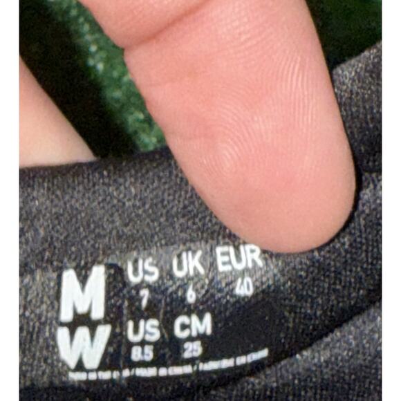 NOBULL Mesh Running Shoes‎ Black Athletic Ripstop Sneakers Women’s Size 8.5 - Picture 9 of 9